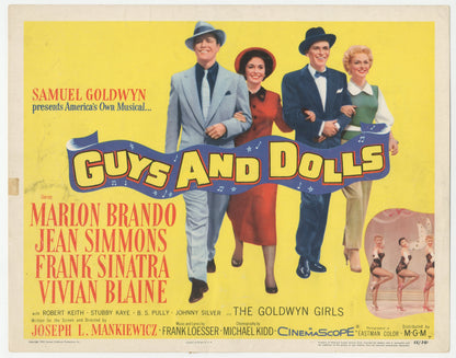 Guys And Dolls US Title Lobby Card (1955) - ORIGINAL RELEASE - posterpalace.com