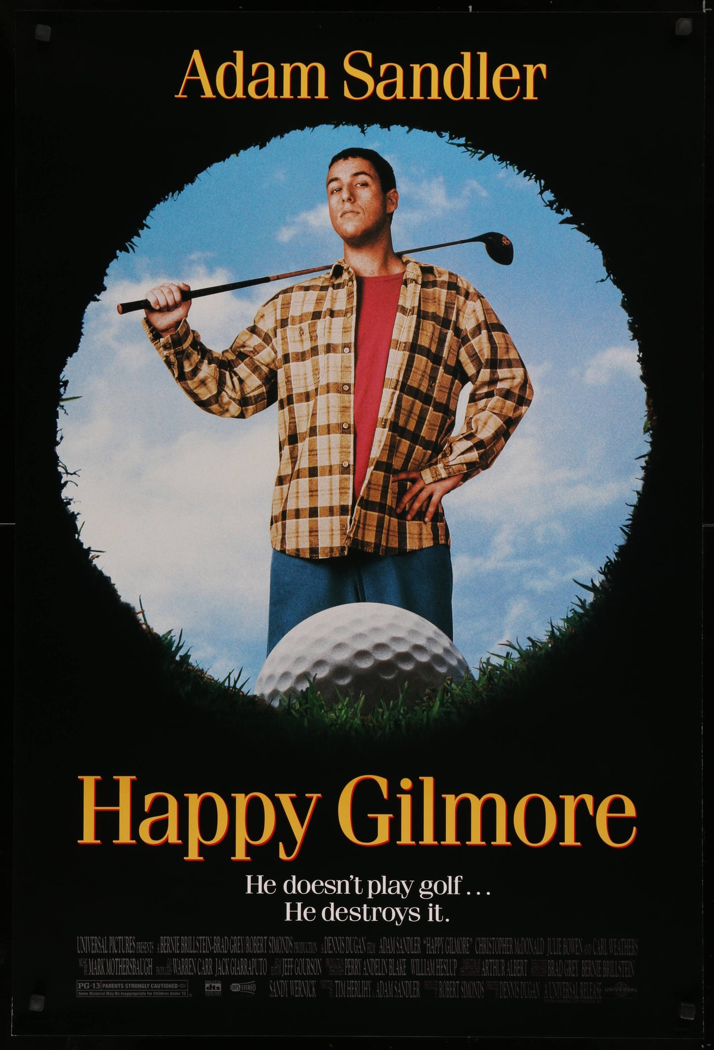 Happy Gilmore US One Sheet (1996) - ORIGINAL RELEASE - posterpalace.com