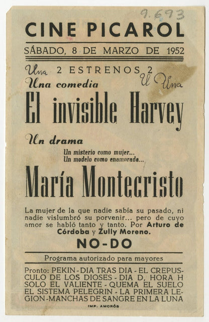Harvey Spanish Herald (R 1952) - posterpalace.com