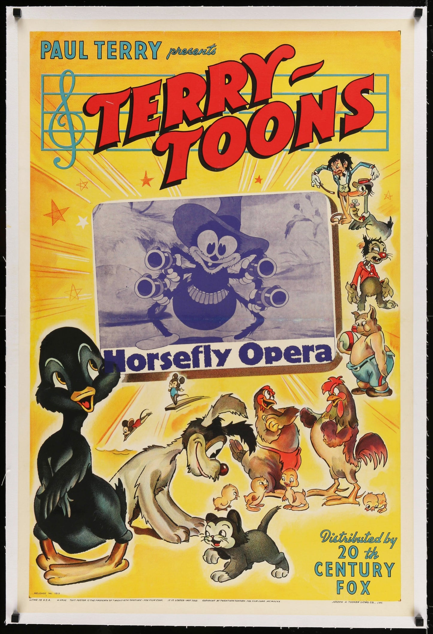 Horsefly Opera US One Sheet (1941) - ORIGINAL RELEASE - posterpalace.com