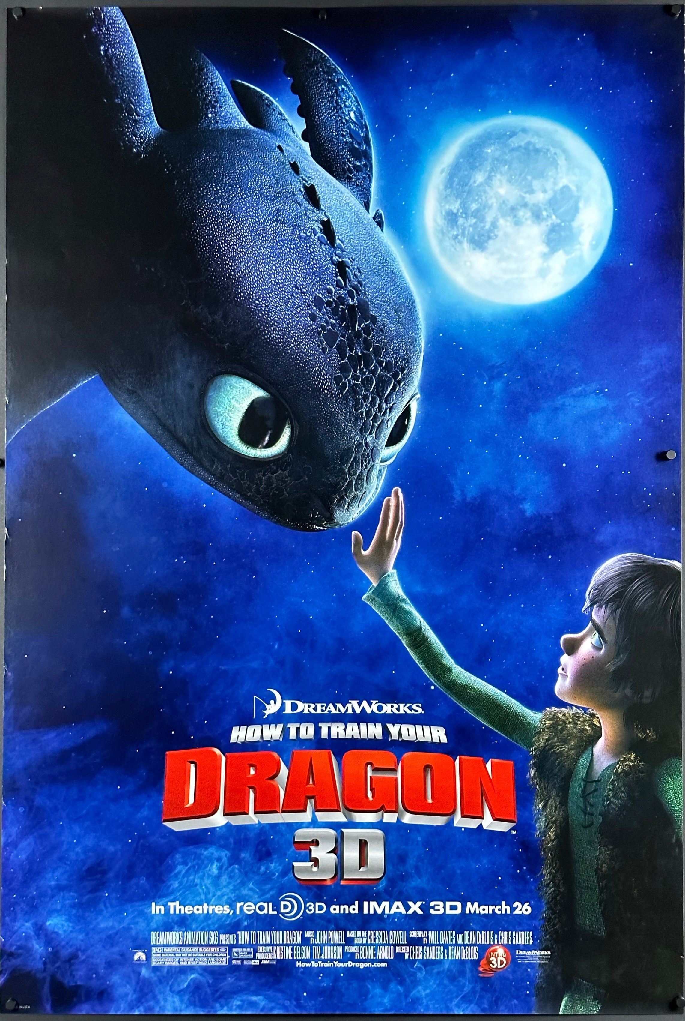 How To Train Your Dragon Vintage US One Sheet 3D Style 2010 ORIG How To Train Your Dragon Vintage US One Sheet 3D Style 2010 ORIG