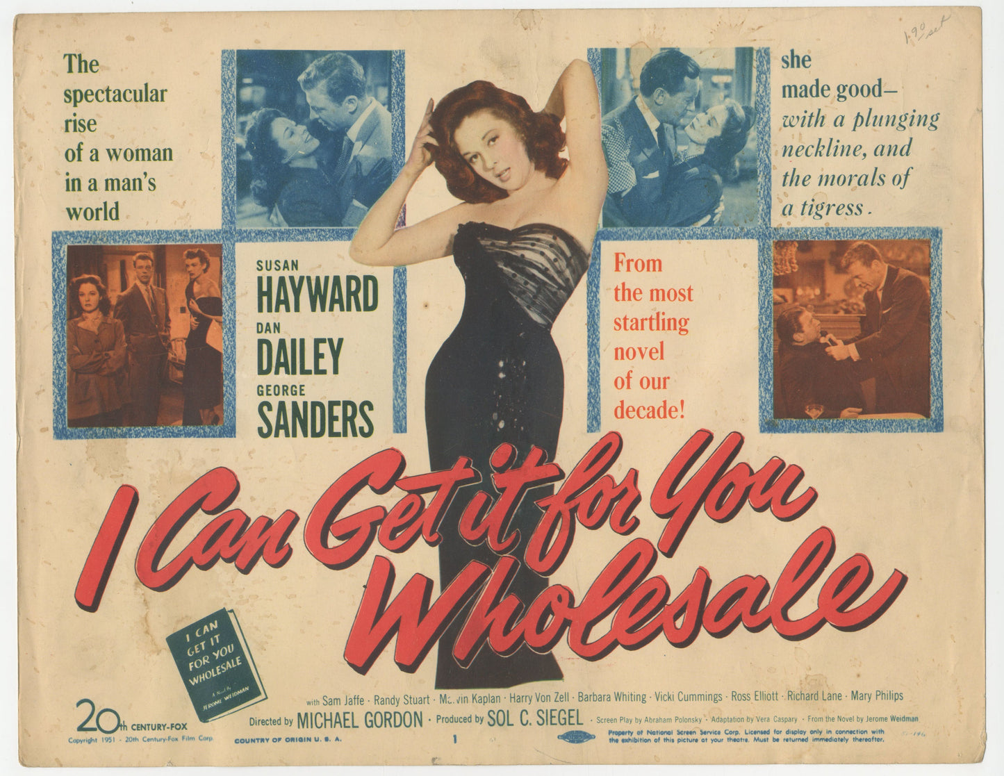 I Can Get It For You Wholesale US Title Lobby Card (1951) - ORIGINAL RELEASE - posterpalace.com