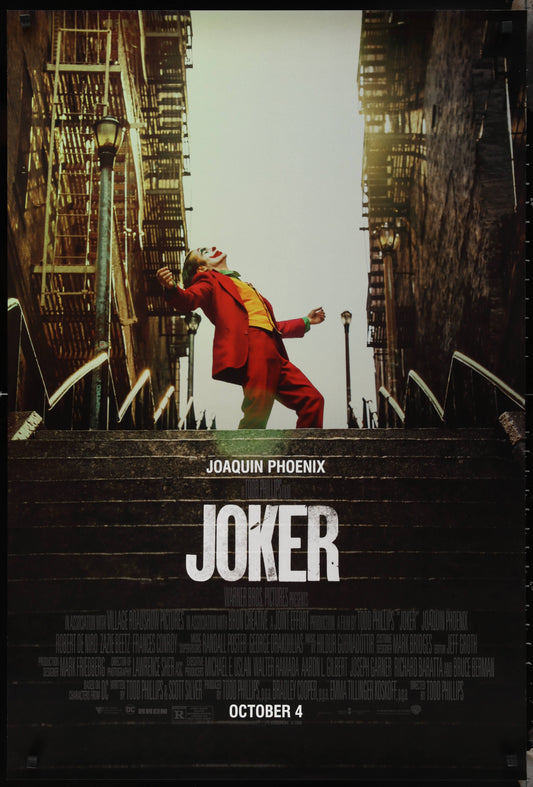 Joker US One Sheet (2019) - ORIGINAL RELEASE - posterpalace.com