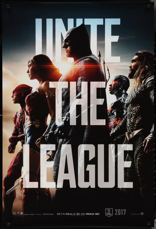 Justice League US One Sheet Teaser Style (2017) - ORIGINAL RELEASE - posterpalace.com