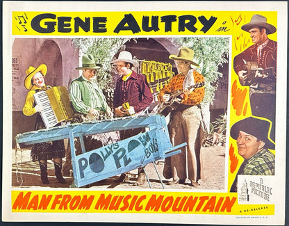 Man From Music Mountain US Complete Lobby Card Set (R 1945) - posterpalace.com