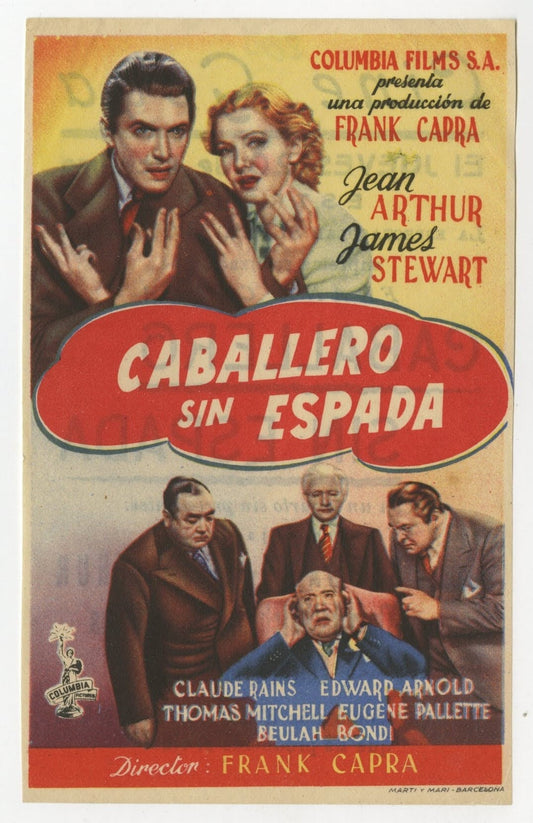 Mr. Smith Goes To Washington Spanish Herald (R ca. 1940s) - posterpalace.com