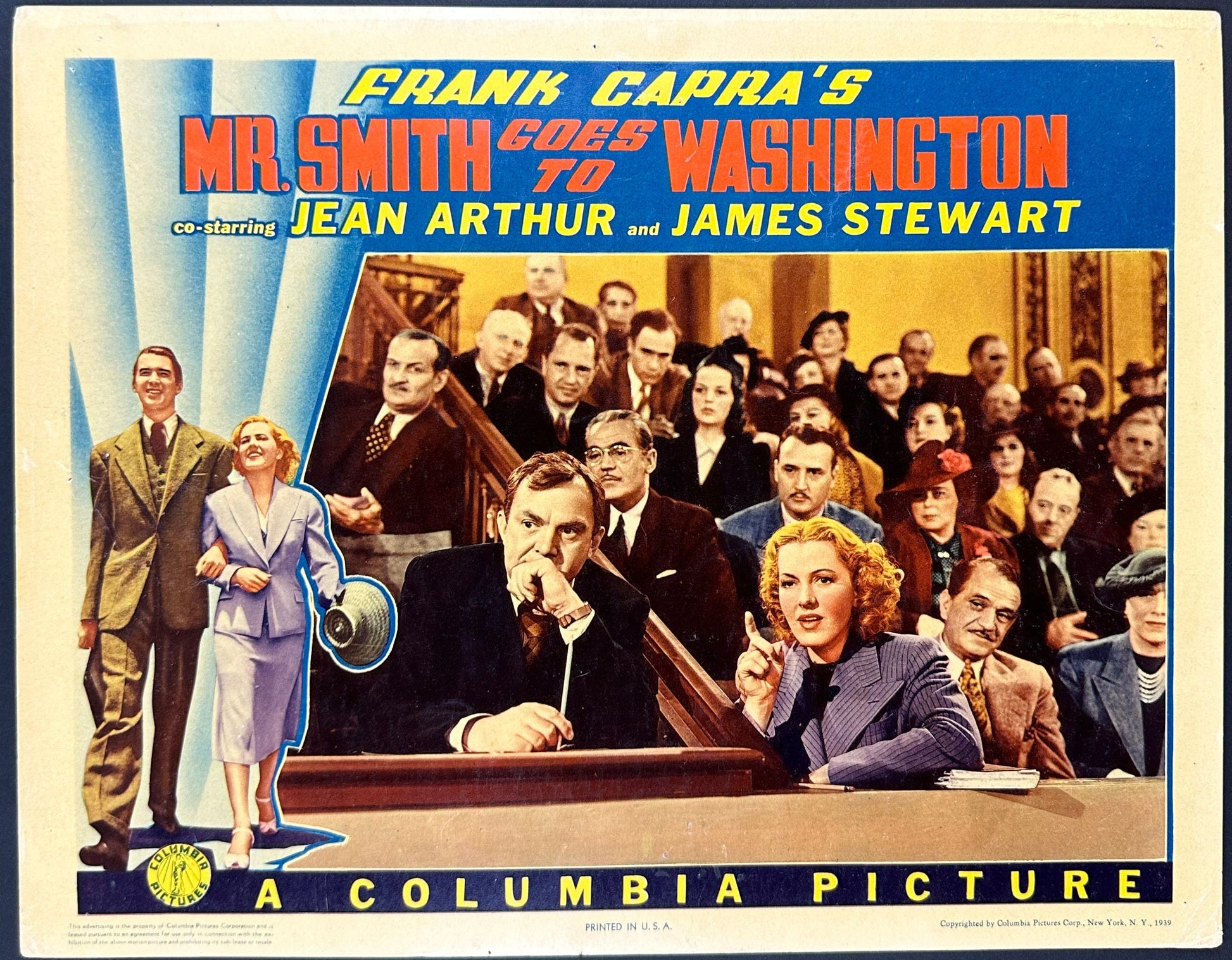 Mr. Smith Goes To Washington US Lobby Card (1939) - ORIGINAL RELEASE - posterpalace.com