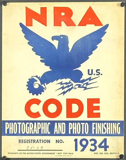 "National Recovery Administration" Propaganda Poster (1934) - posterpalace.com