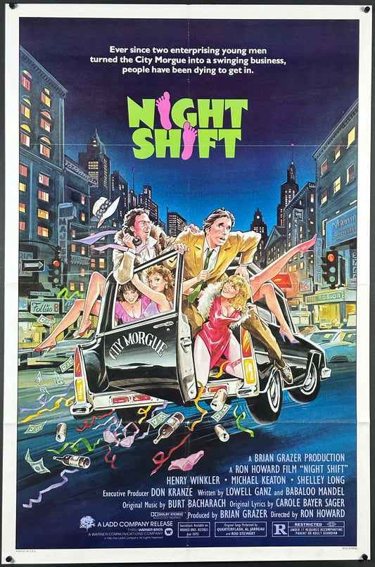 Night Shift US One Sheet (1982) - ORIGINAL RELEASE - posterpalace.com