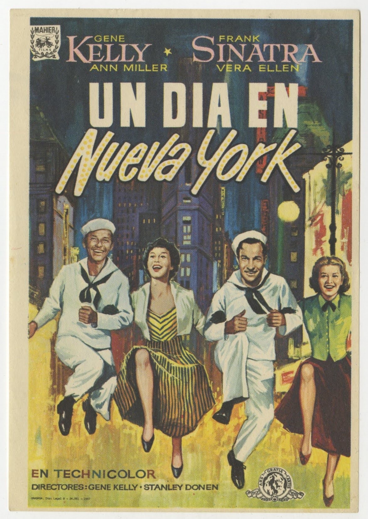 On The Town Spanish Herald (R 1967) - posterpalace.com