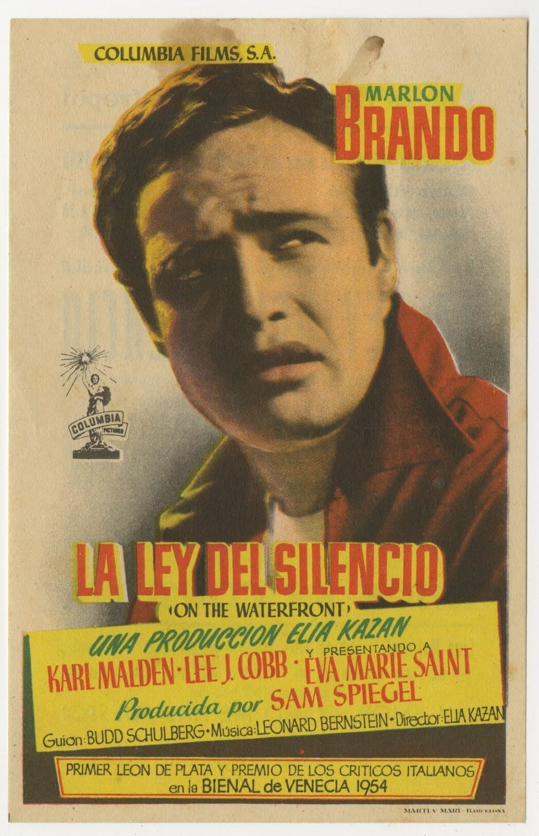 On The Waterfront Spanish Herald (R 1955) - posterpalace.com
