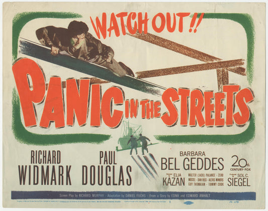 Panic In The Streets US Title Lobby Card (1950) - ORIGINAL RELEASE - posterpalace.com