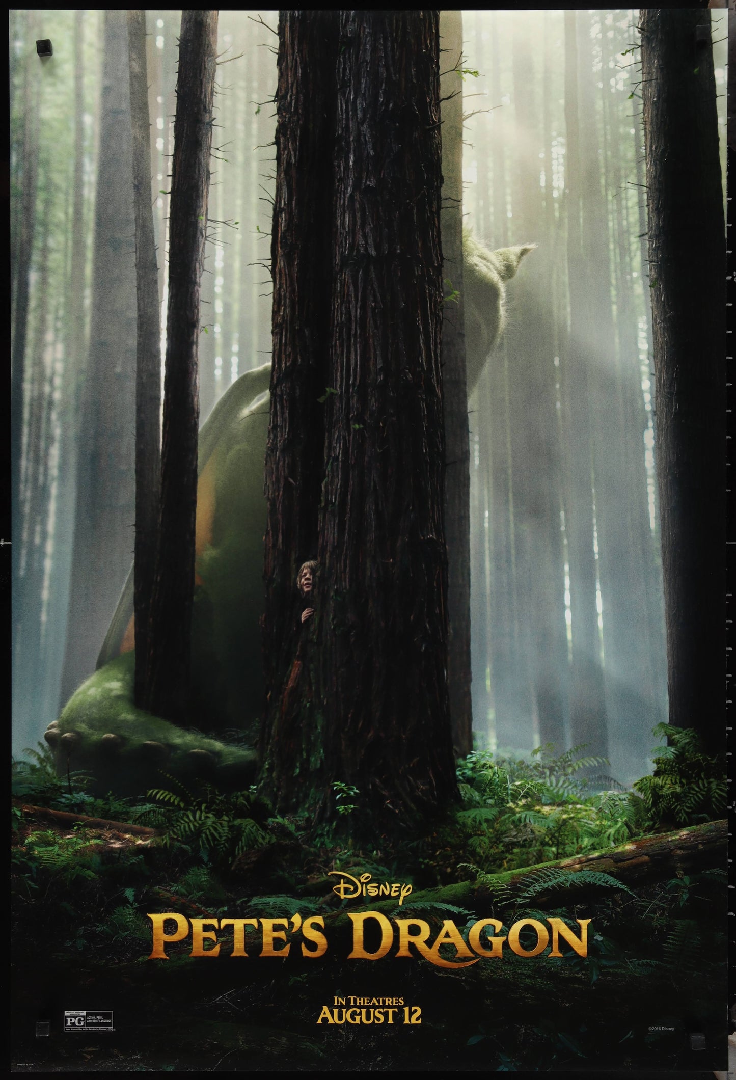 Pete's Dragon US One Sheet Teaser Style (2016) - ORIGINAL RELEASE - posterpalace.com