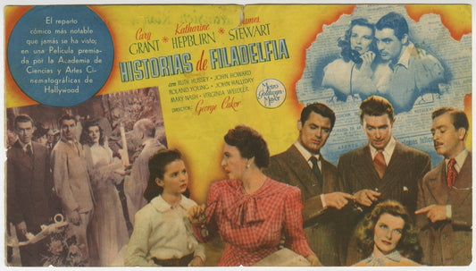 Philadelphia Story Spanish Four Page Herald (R 1945) - posterpalace.com