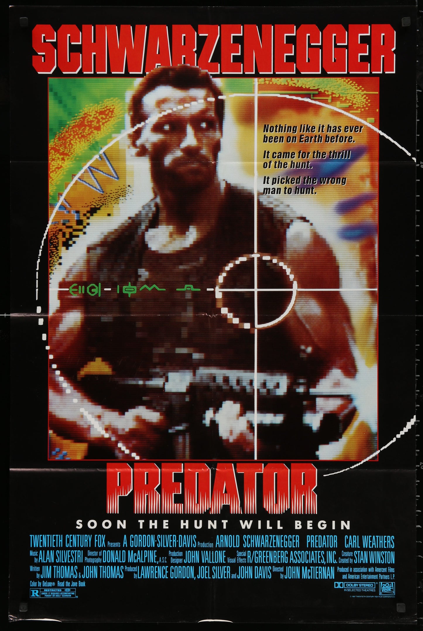 Predator US One Sheet (1987) - ORIGINAL RELEASE - posterpalace.com