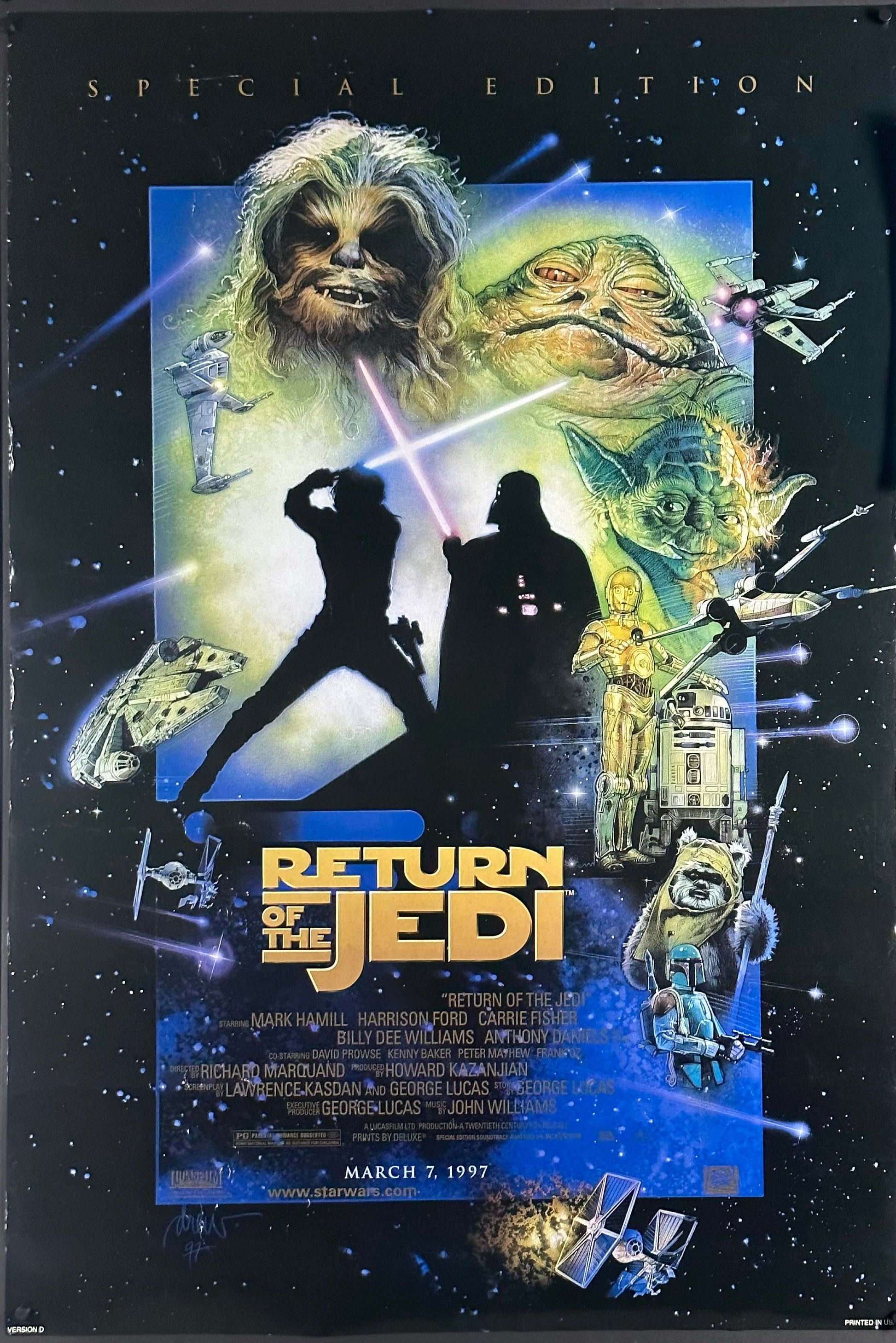 Star Wars: Episode VI - Return of the Jedi US One Sheet Special Edition Style (R 1997) - posterpalace.com