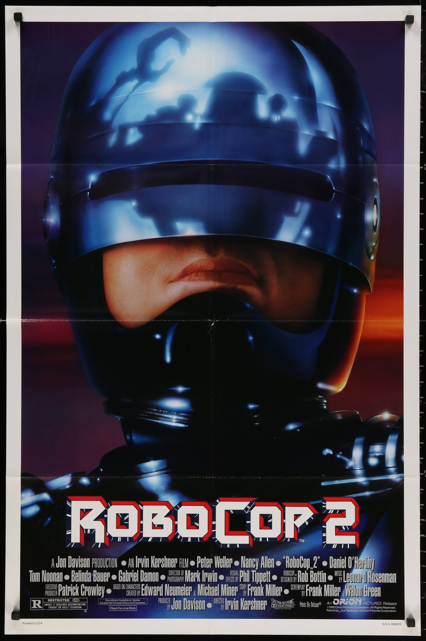 RoboCop 2 US One Sheet (1990) - ORIGINAL RELEASE - posterpalace.com