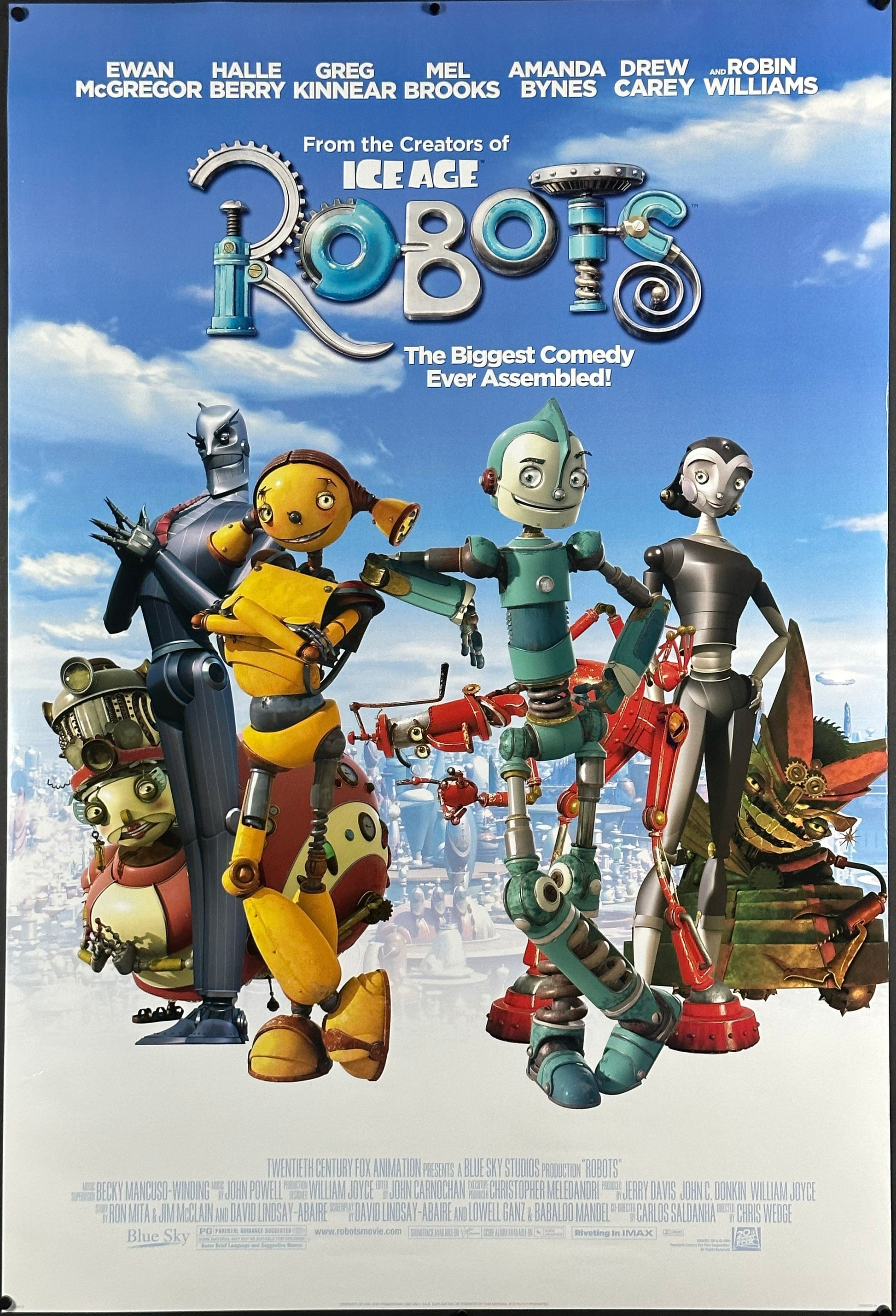 Robots US One Sheet (2005) - ORIGINAL RELEASE - posterpalace.com