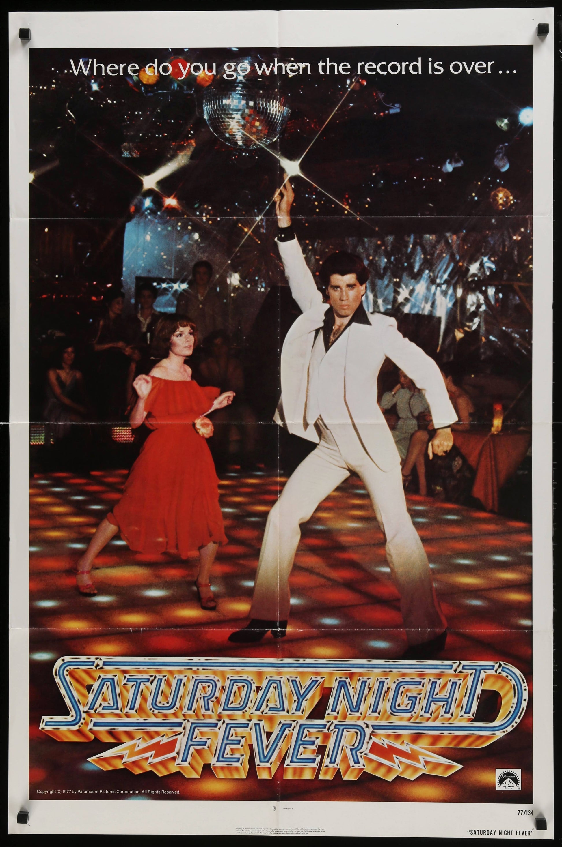 Saturday Night Fever US One Sheet (1977) - ORIGINAL RELEASE - posterpalace.com