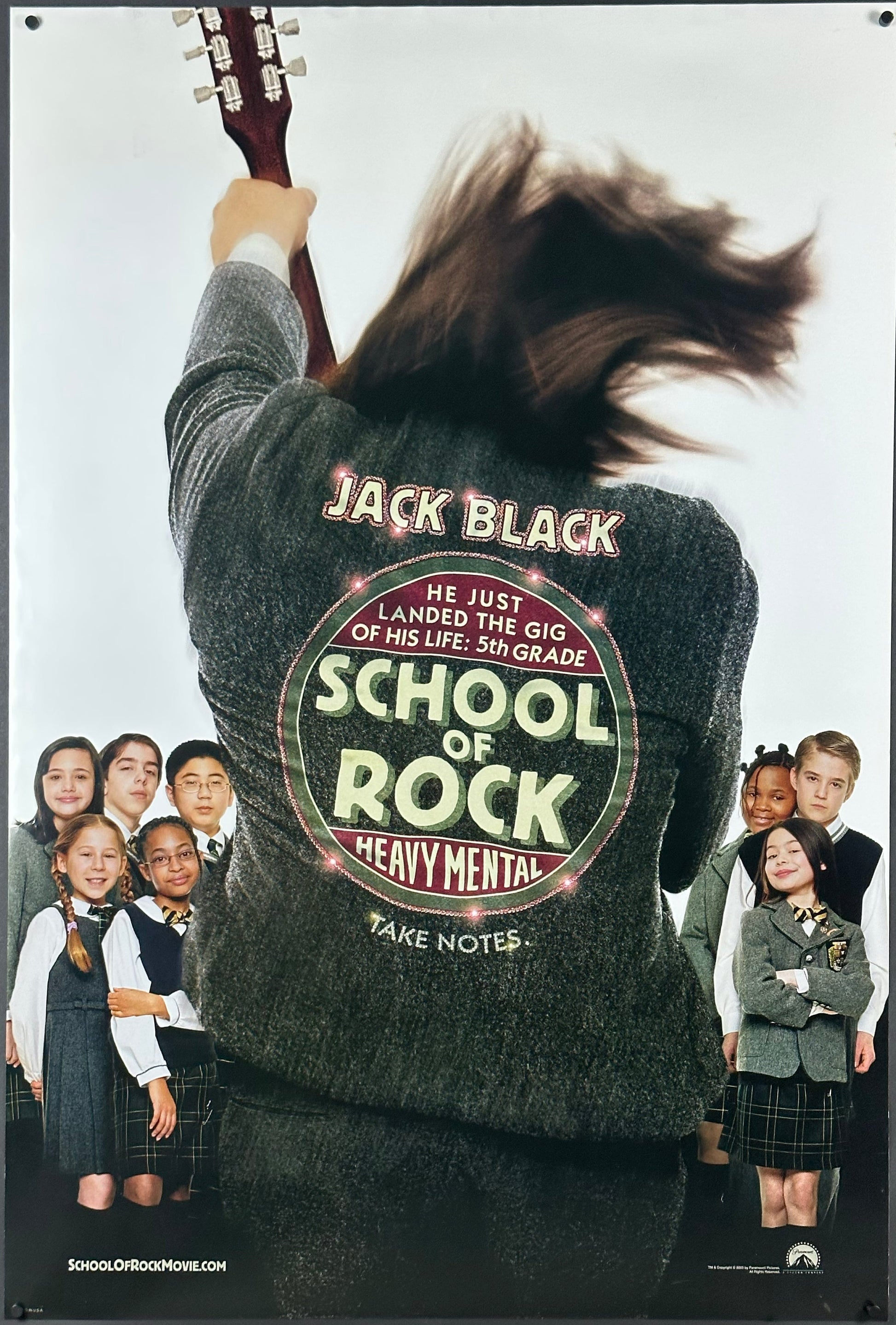 School Of Rock US One Sheet Teaser Style (2003) - ORIGINAL RELEASE - posterpalace.com