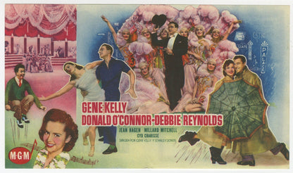 Singin' In The Rain Spanish Four Page Herald (R 1953) - posterpalace.com