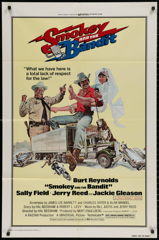 Smokey And The Bandit US One Sheet (1977) - ORIGINAL RELEASE - posterpalace.com