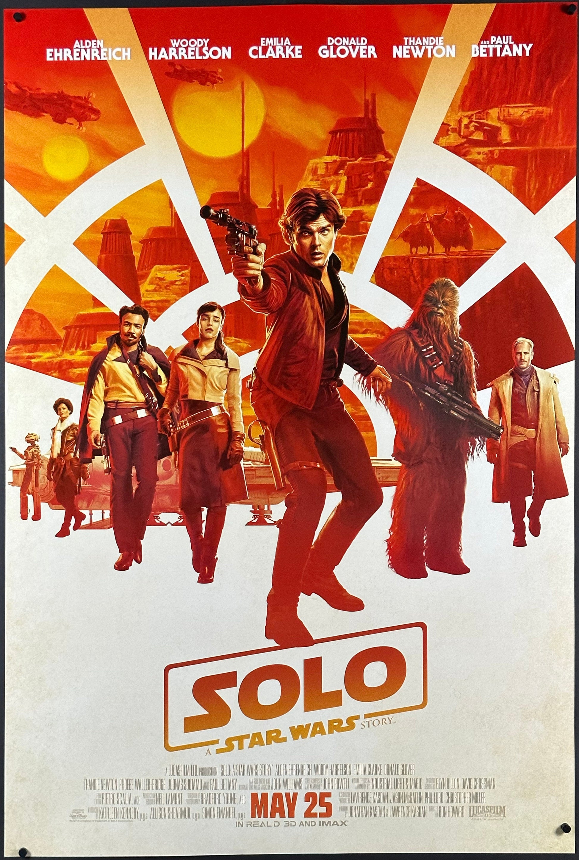 Solo: A Star Wars Story US One Sheet (2018) - ORIGINAL RELEASE - posterpalace.com