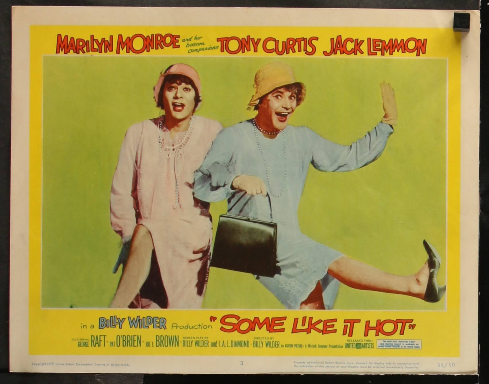 Some Like It Hot US Lobby Card #3 (1959) - ORIGINAL RELEASE - posterpalace.com