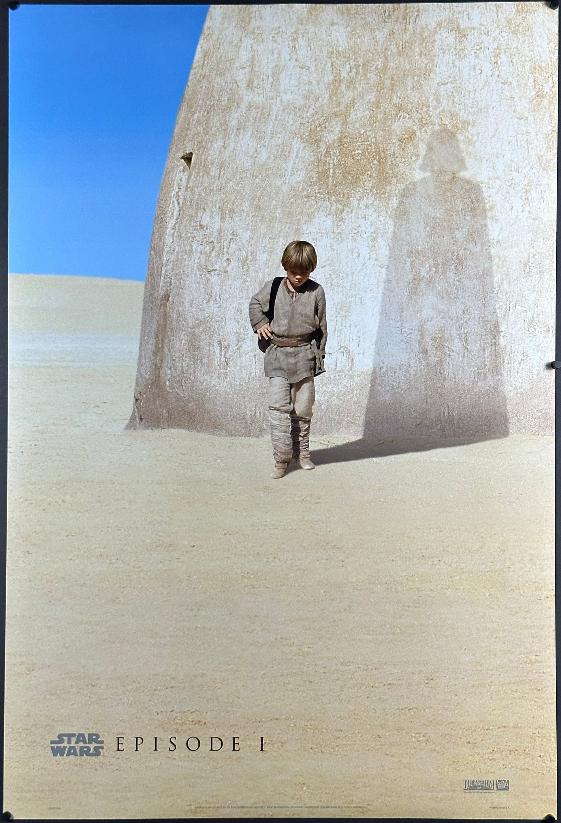 Star Wars: Episode I - The Phantom Menace US One Sheet Teaser Style (1999) - ORIGINAL RELEASE - posterpalace.com