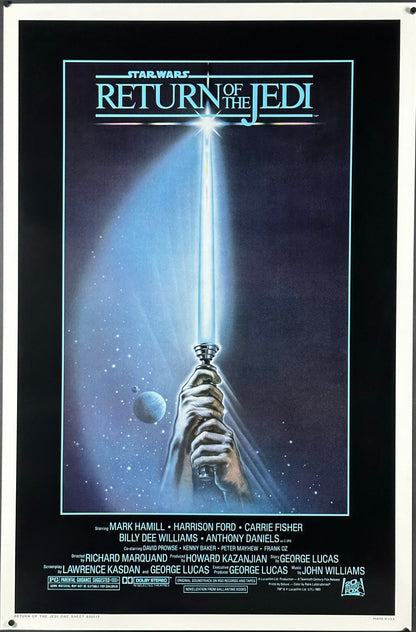 Star Wars: Episode VI - Return of the Jedi US One Sheet (1983) - ORIGINAL RELEASE - posterpalace.com