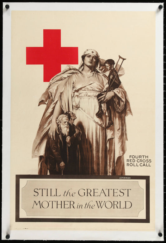 "Still The Greatest Mother In The World" Red Cross Roll Call Poster by A.E. Foringer (1920) - posterpalace.com