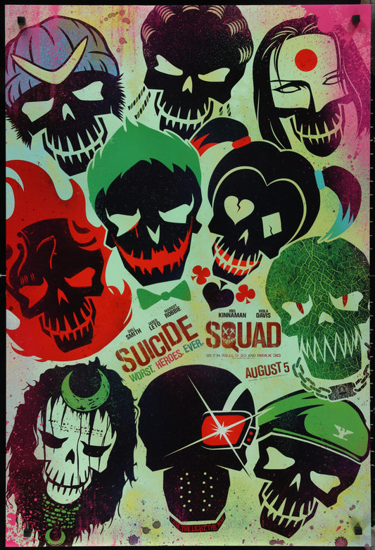 Suicide Squad US One Sheet Teaser Style (2016) - ORIGINAL RELEASE - posterpalace.com