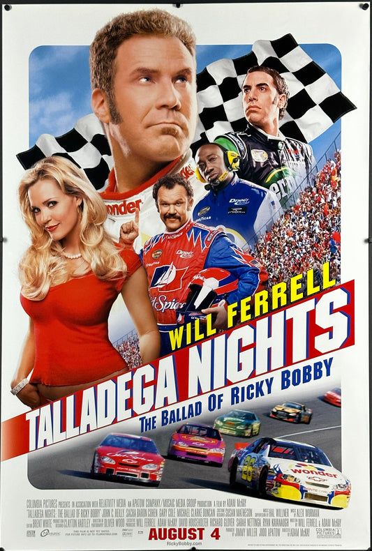 Talladega Nights: The Ballad of Ricky Bobby US One Sheet Cast Style (2006) - ORIGINAL RELEASE - posterpalace.com