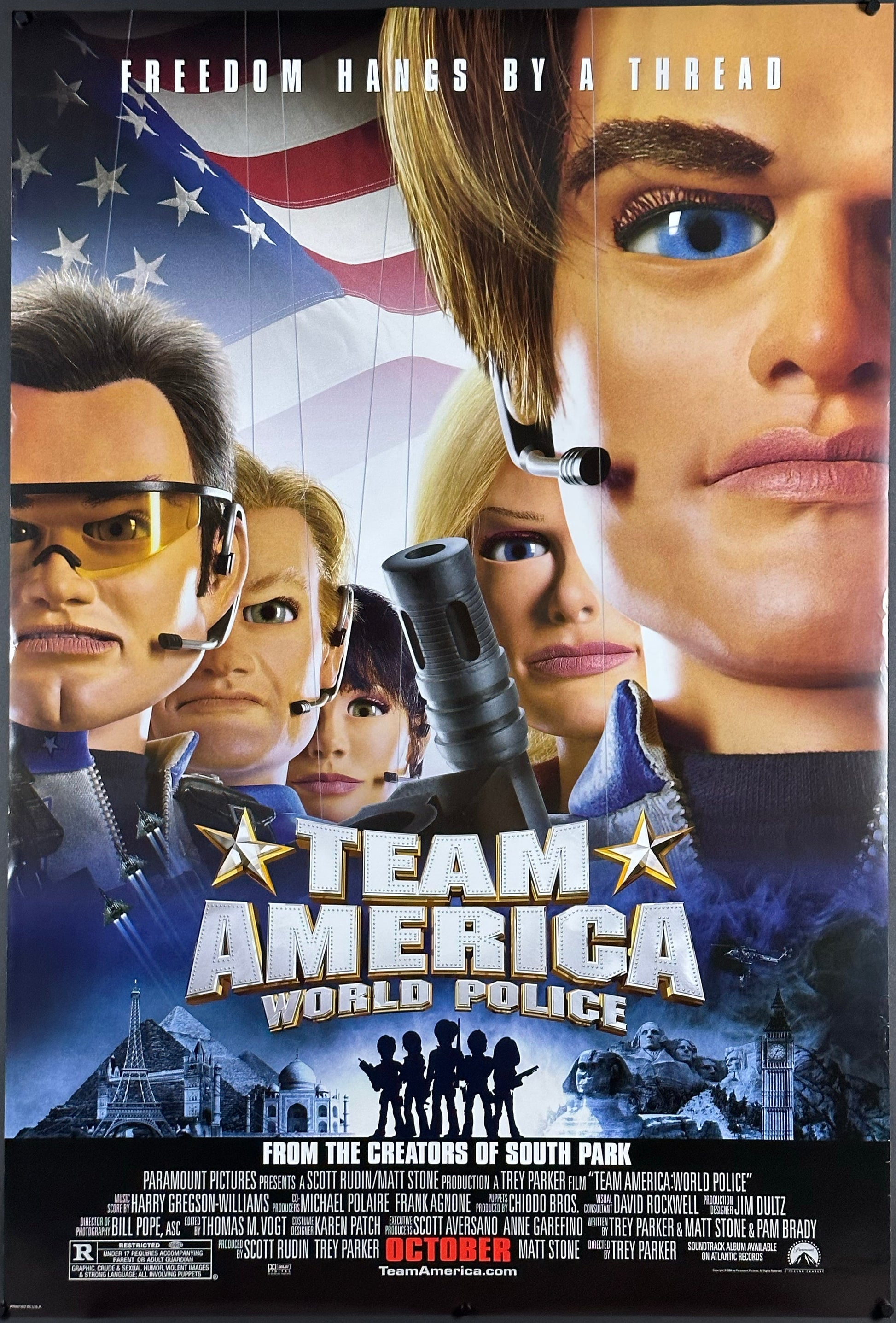 Team America: World Police US One Sheet (2004) - ORIGINAL RELEASE - posterpalace.com