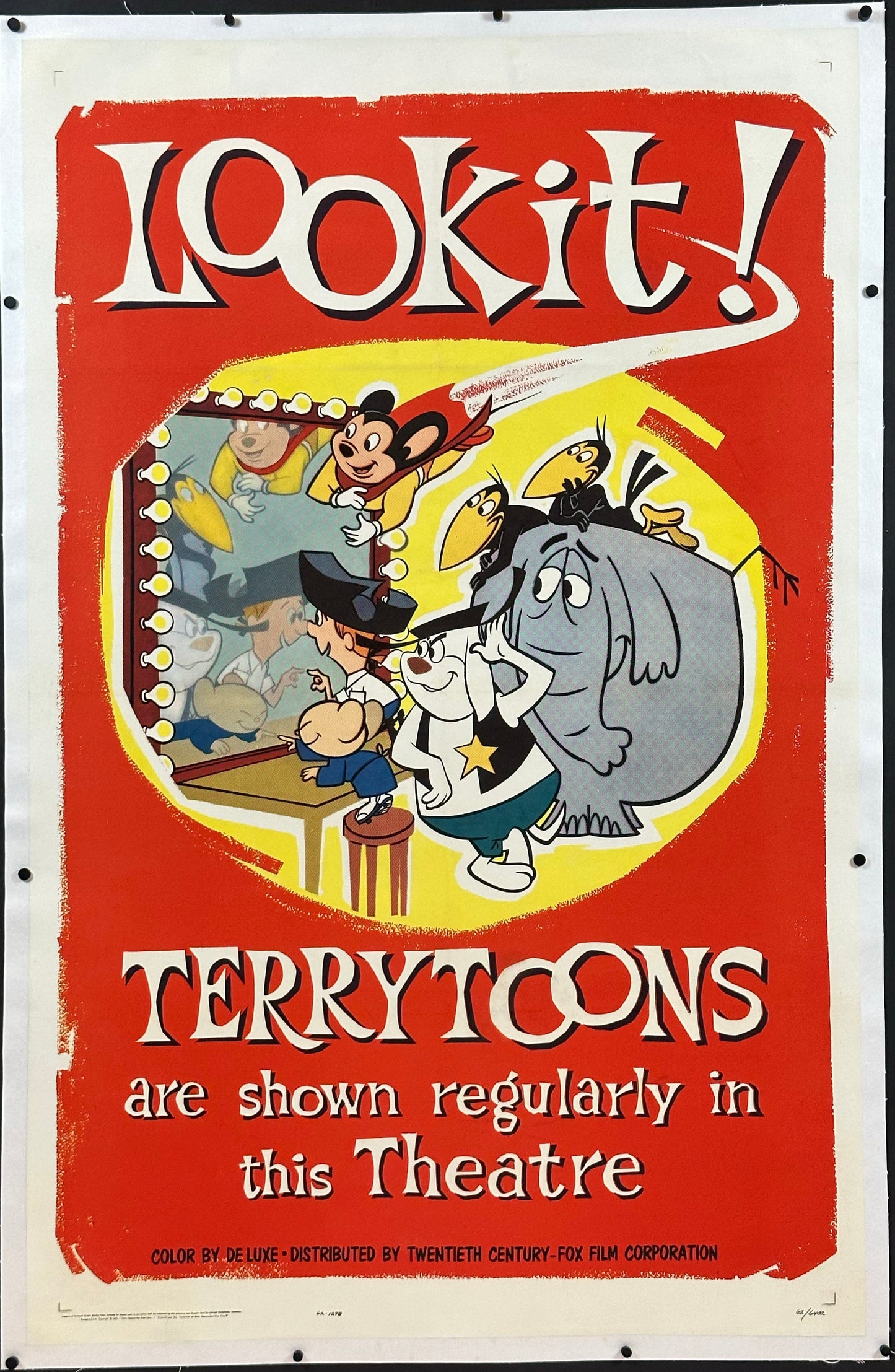 Terrytoons Stock US One Sheet (1962) - ORIGINAL RELEASE - posterpalace.com
