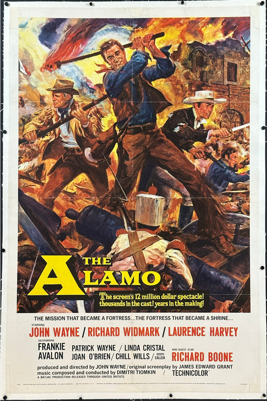 The Alamo US One Sheet (1960) - ORIGINAL RELEASE - posterpalace.com