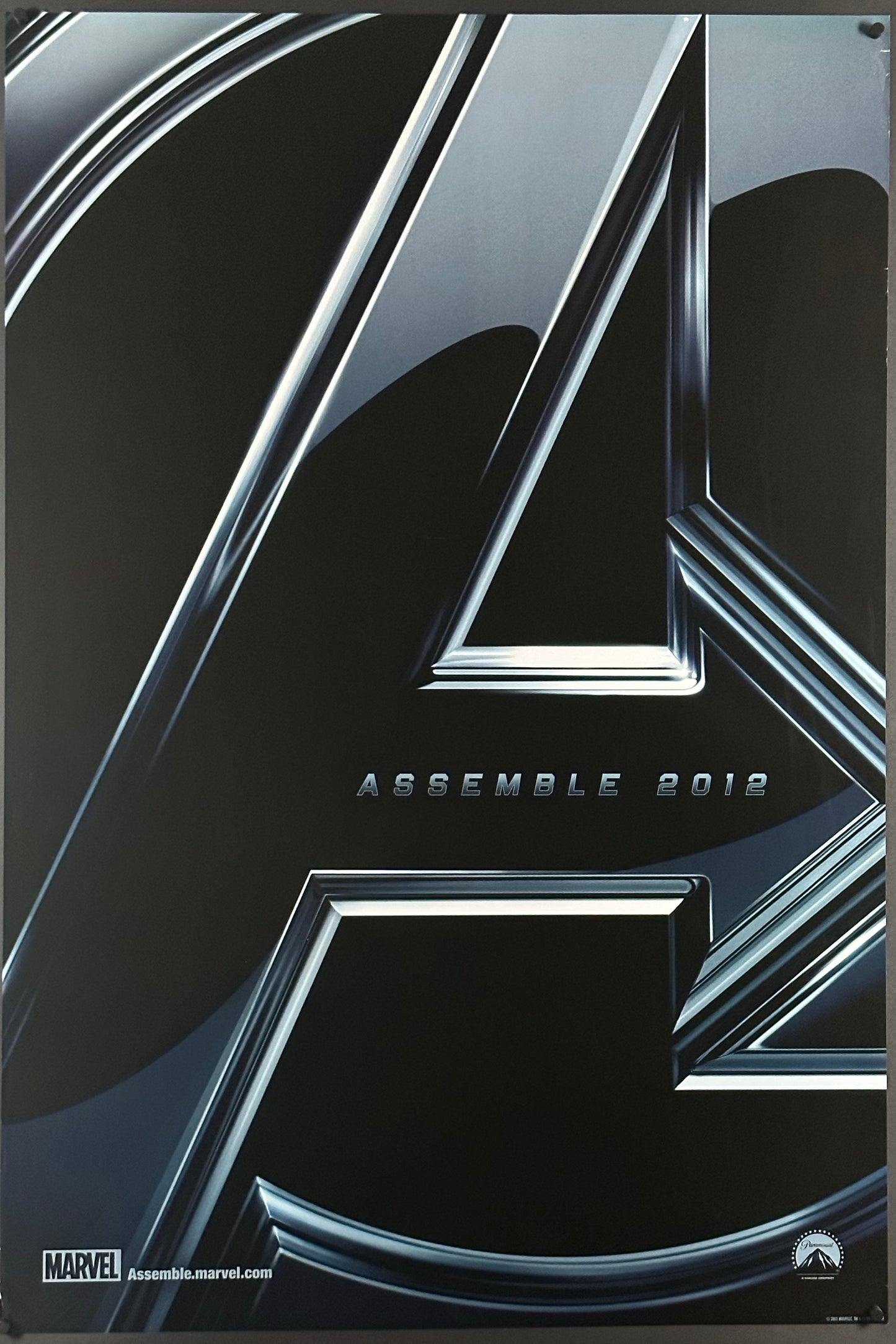 The Avengers US One Sheet Teaser Style (2012) - ORIGINAL RELEASE - posterpalace.com
