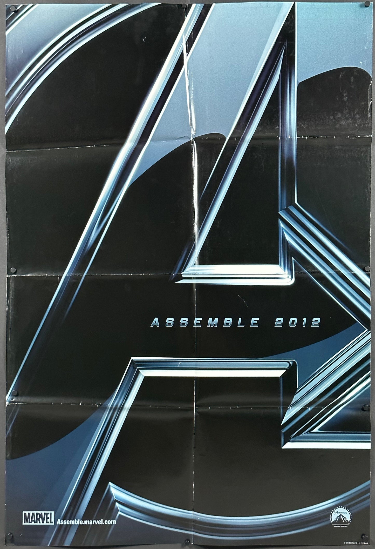 The Avengers US One Sheet Teaser Style (2012) - ORIGINAL RELEASE - posterpalace.com