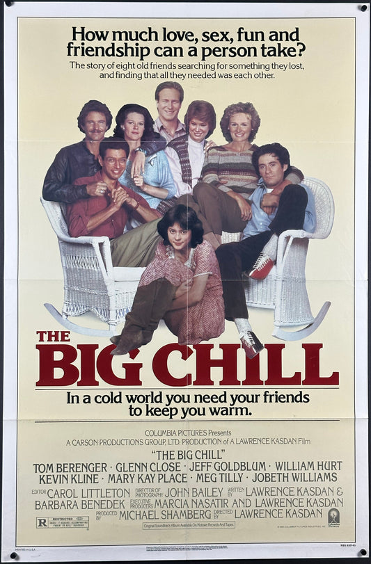 The Big Chill US One Sheet (1983) - ORIGINAL RELEASE - posterpalace.com