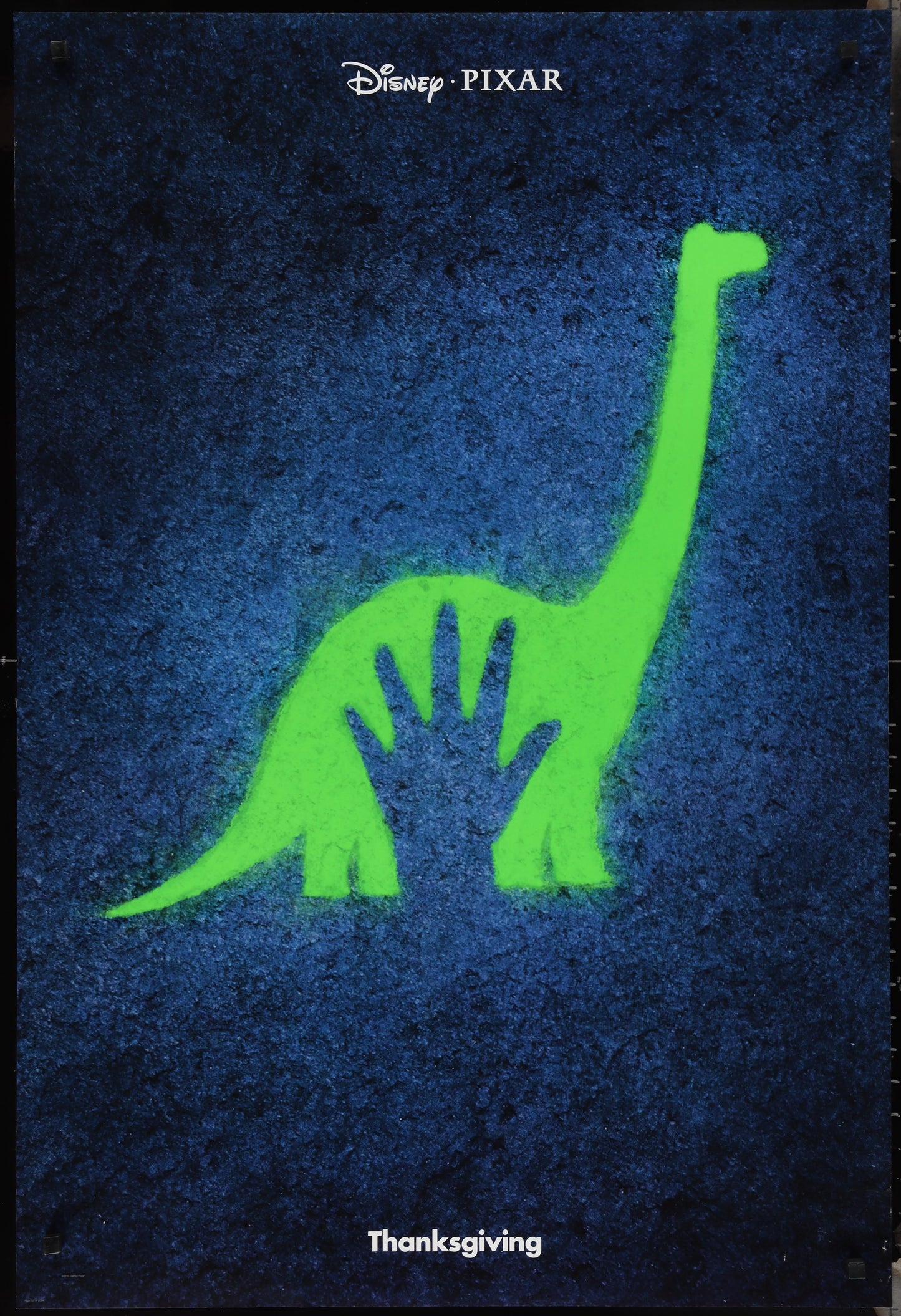 The Good Dinosaur US One Sheet Teaser Style (2015) - ORIGINAL RELEASE - posterpalace.com