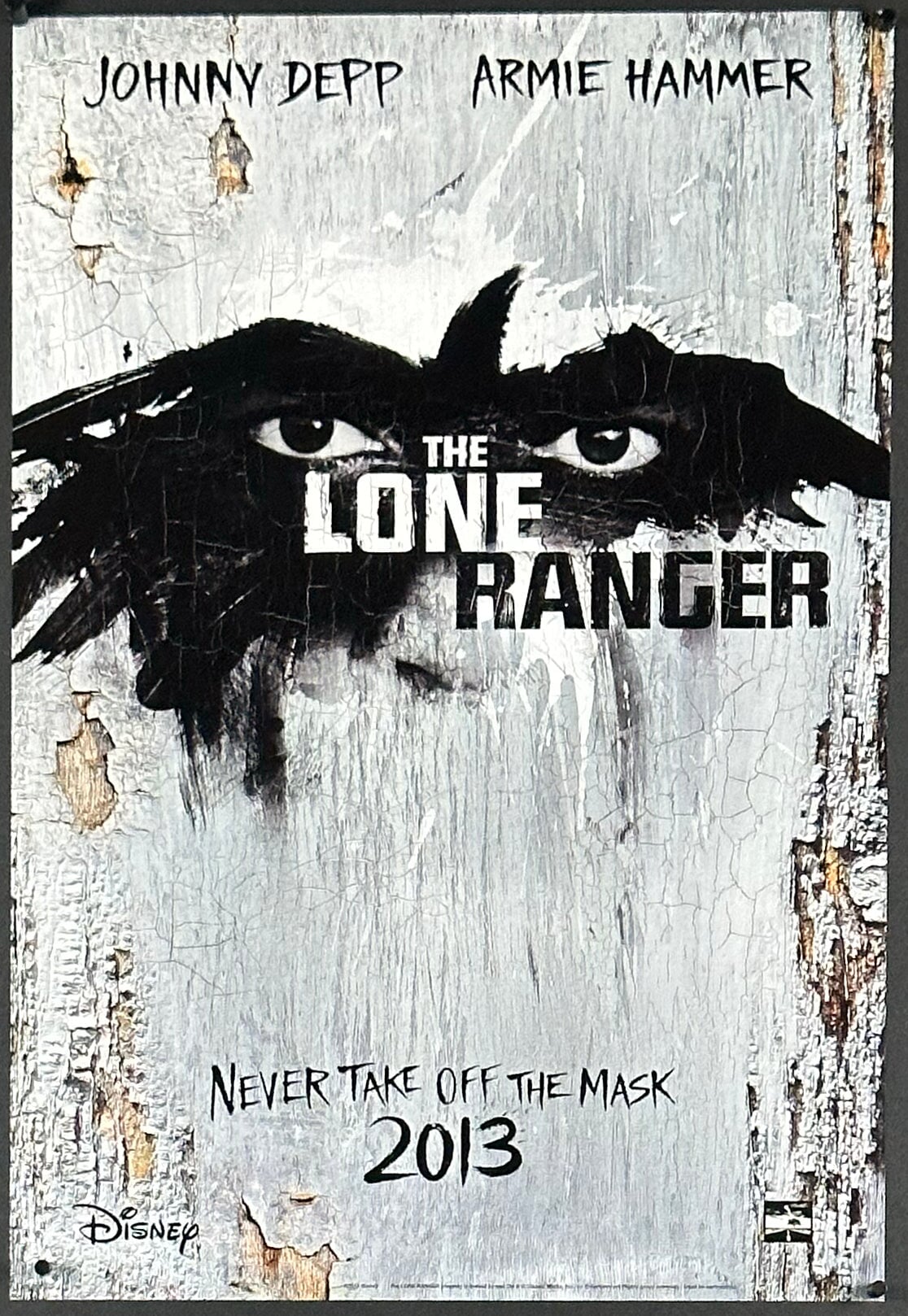 The Lone Ranger US Mini Poster (2013) - ORIGINAL RELEASE - posterpalace.com
