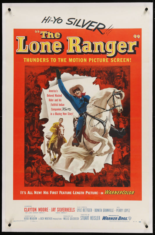 The Lone Ranger US One Sheet (1956) - ORIGINAL RELEASE - posterpalace.com