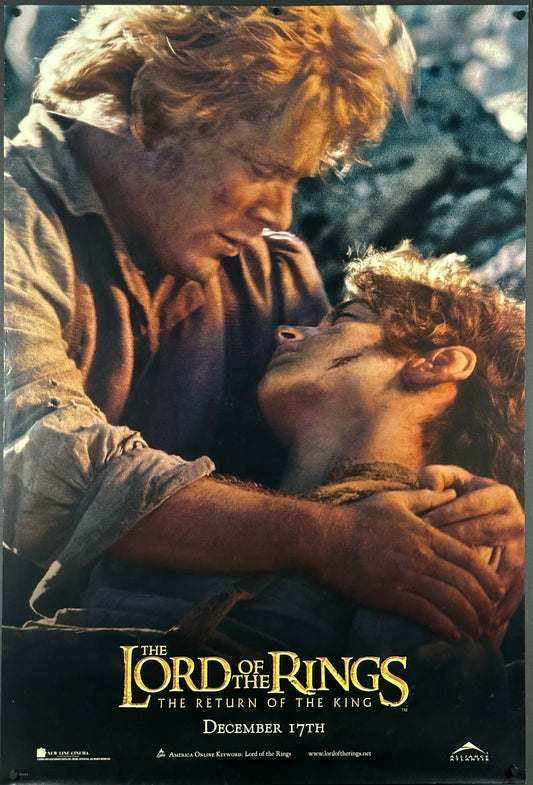 The Lord Of The Rings: The Return Of The King Authentic Vintage US One Sheet "Sam & Frodo" Style (2003) - ORIGINAL RELEASE - posterpalace.com