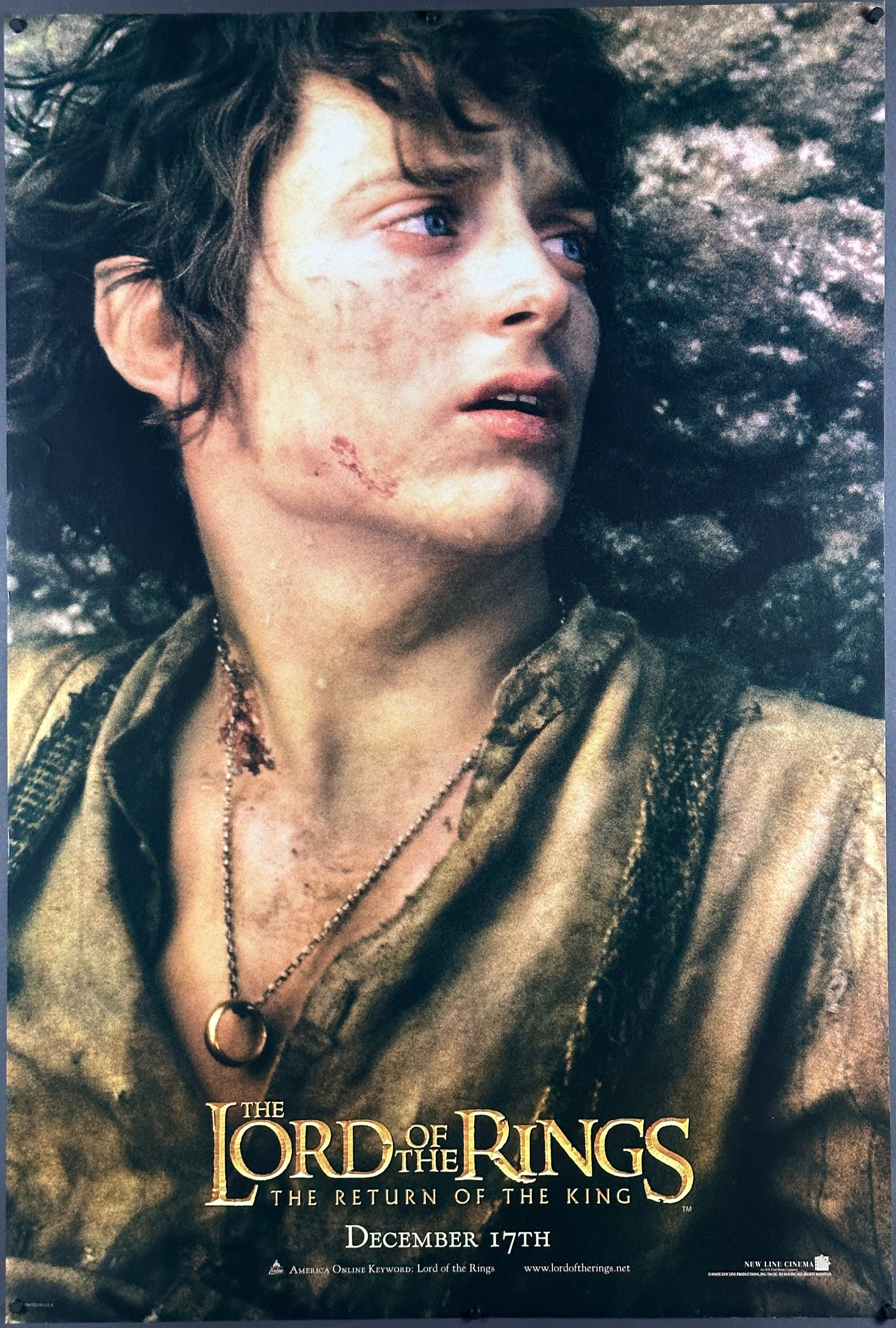 The Lord Of The Rings: The Return Of The King US One Sheet Frodo Style (2003) - ORIGINAL RELEASE - posterpalace.com