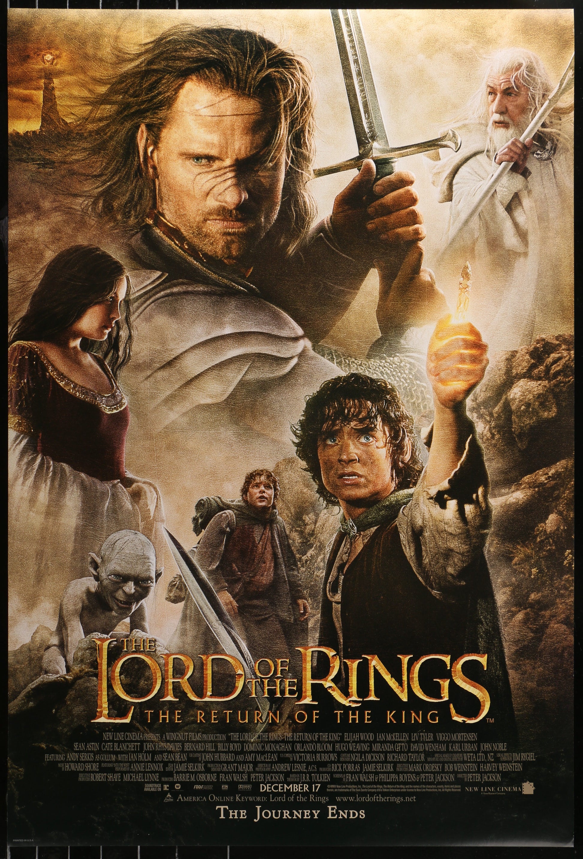 The Lord Of The Rings: The Return Of The King US One Sheet (2003) - ORIGINAL RELEASE - posterpalace.com