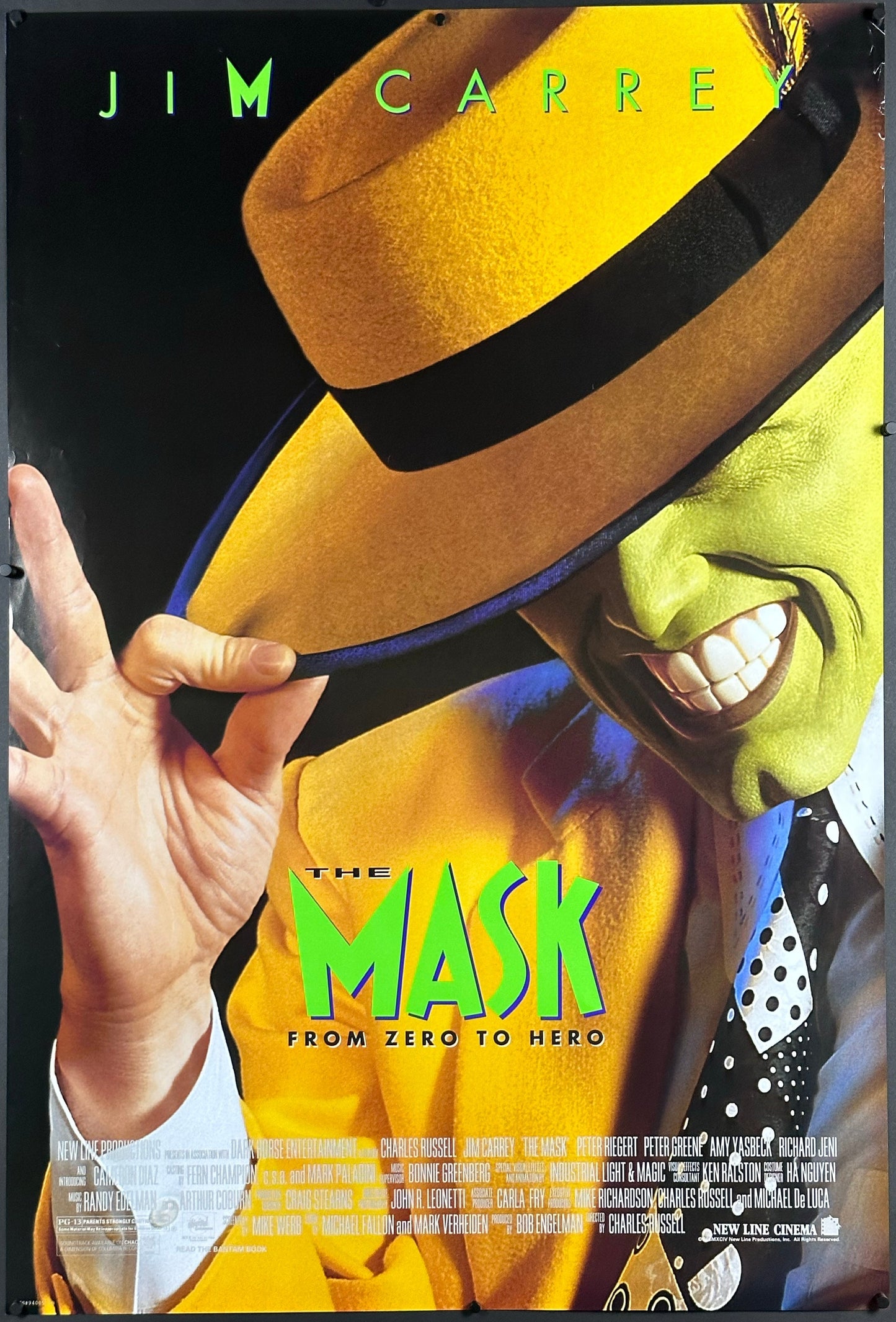 The Mask US One Sheet (1994) - ORIGINAL RELEASE - posterpalace.com