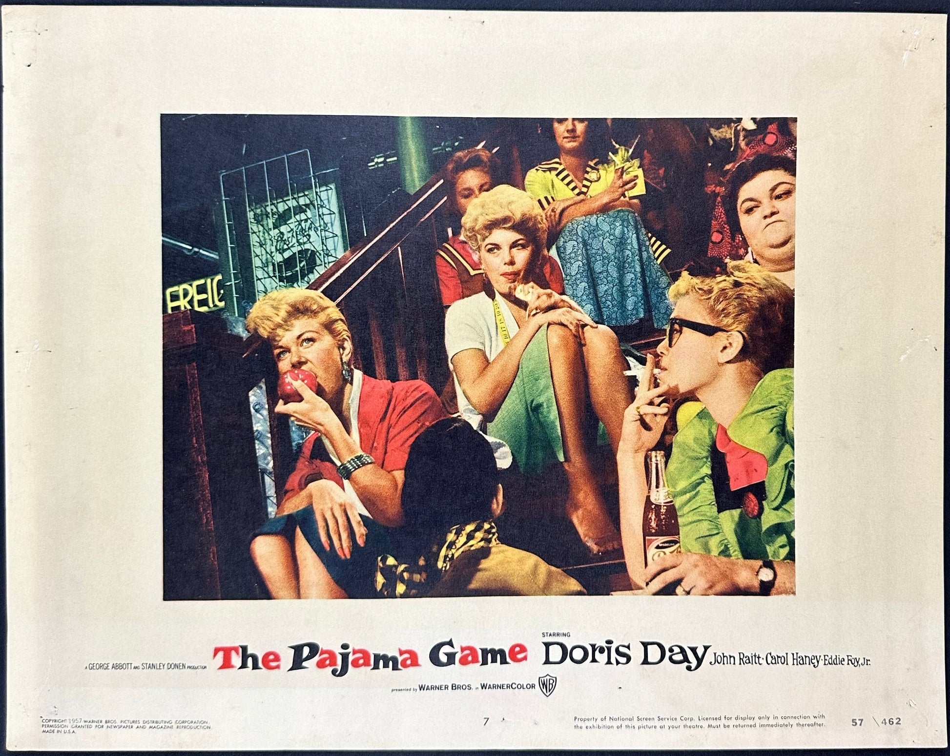 The Pajama Game US Complete Lobby Card Set (1957) - ORIGINAL RELEASE - posterpalace.com