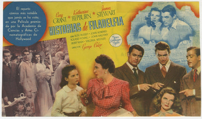 The Philadelphia Story Spanish Four Page Herald (R 1945) - posterpalace.com