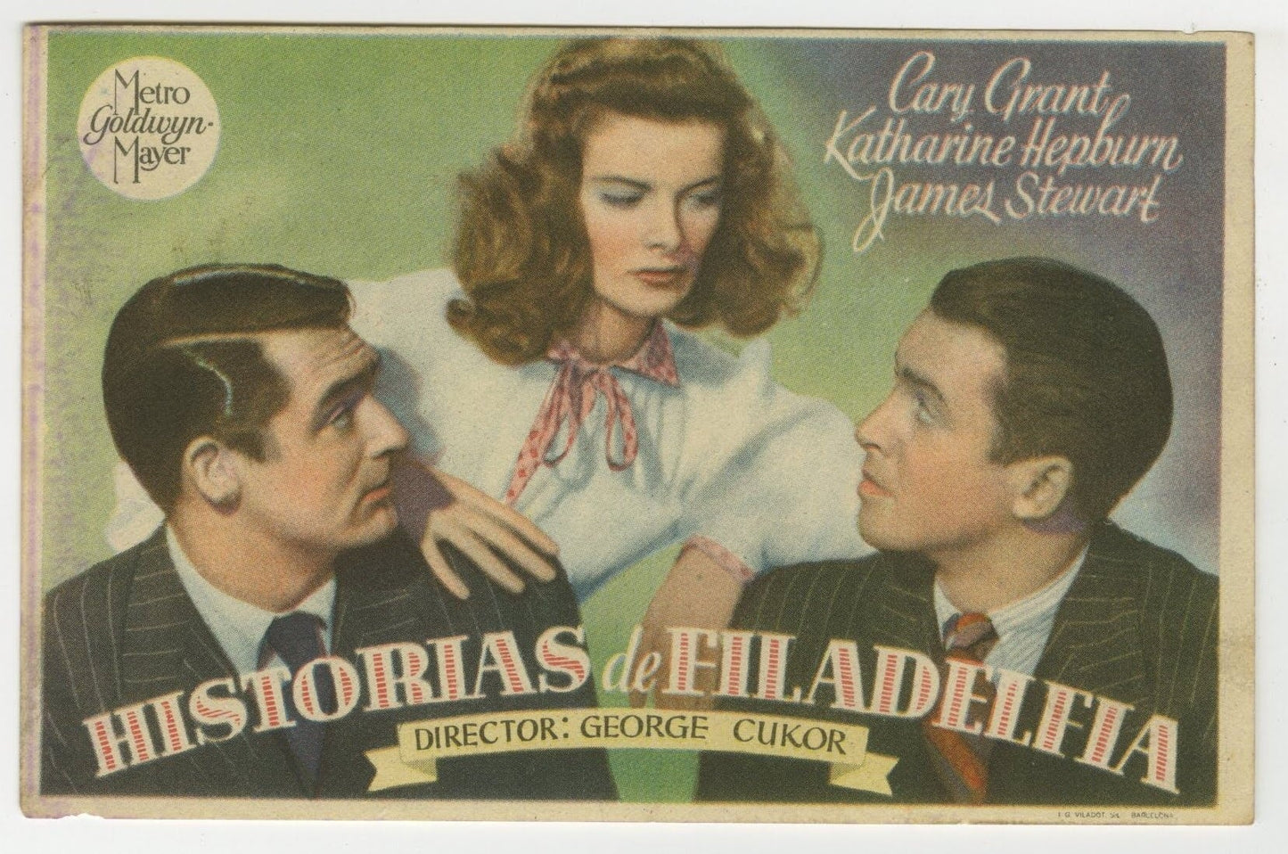 The Philadelphia Story Spanish Herald (1940) - ORIGINAL RELEASE - posterpalace.com