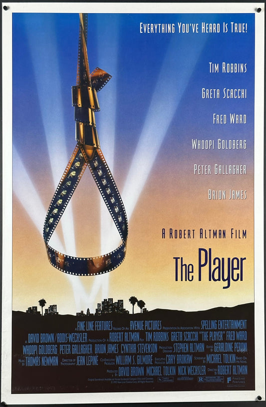 The Player US One Sheet (1992) - ORIGINAL RELEASE - posterpalace.com